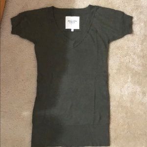 Size small, shirt sleeve sweater